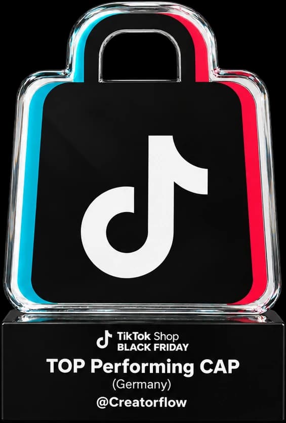 TikTok Shop Black Friday Award: TOP Performing CAP (Germany), Creatorflow